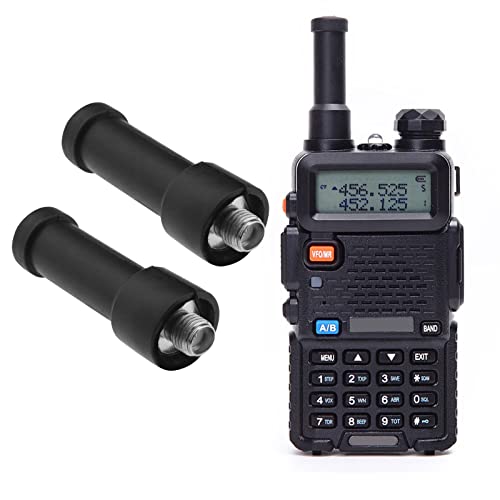 4PCS Handheld Walkie Talkie Radio Antenna Dual Band VHF UHF 136-174MHz 400-470MHz SMA Female Short Antenna Compatible with Kenwood TK-3100 TK-3101 TK-3140