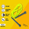 Nivia Trainer Jump Rope, Yellow, Standard Size