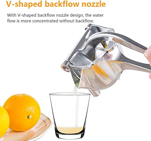 Newly Stainless Steel Manual Juicer Lemon Press Squeezer,Heavy Duty Alloy Hand Press Lemon Orange Juicer,Fruit Juicer Citrus Extractor Tool