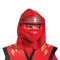 Disguise Kai Costume for Kids, Deluxe Lego Ninjago Legacy Themed Children's Character Jumpsuit, Child Size Small (4-6), Red & Black (105409L)