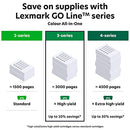 Lexmark MC3326i Colour Multifunction Laser Printer with Print, Copy, Cloud Fax, Scan and Wireless Capabilities, Full-Spectrum Security, 3 Year Guarantee and Prints Up to 24 ppm (UK Version)