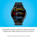 Garmin Venu 3, GPS Smartwatch, AMOLED Display, Advanced Health and Fitness Features, Up to 14 Days of Battery, Black