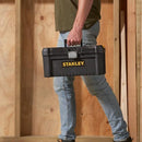 Stanley STST1-75518 Essential 16 Toolbox with Metal latches, Black/Yellow, Inch