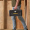 Stanley STST1-75518 Essential 16 Toolbox with Metal latches, Black/Yellow, Inch