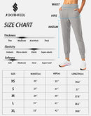 Soothfeel Women's Joggers with Zipper Pockets High Waisted Athletic Workout Yoga Pants Joggers for Women, Dark Grey, Medium