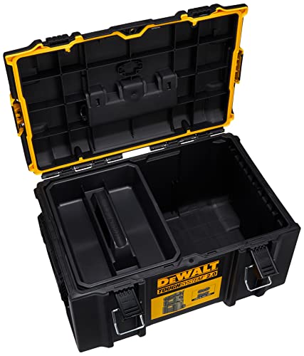 DeWALT DWST83294-1 Tough System 2.0 System Storage Box, Medium, Tool Box, Storage Case, Tool Box, Stackable Storage