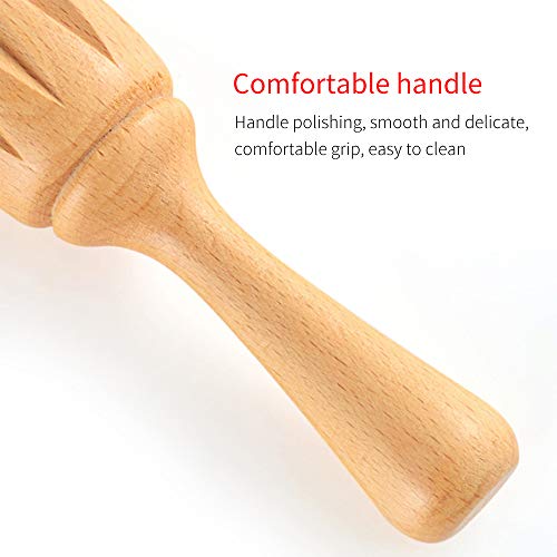 Lemon Cone Juicer Squeezer Wooden Manual Press Juicer Fruit Reamers for Lemon Juice, Lime Juice, Orange Juice, Citrus Fruits