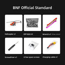 OMPHOBBY M1 EVO RC Helicopter Dual Brushless Motors Direct-Drive Mini RC Helicopters for Adults, 3D Flight Remote Control Airplane 6 Channel Heli BNF Red (Futaba S-FHSS Protocol)