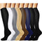 Graduated Copper Compression Socks for Men & Women Circulation 8 Pairs 15-20mmHg - Best for Running Athletic Cycling