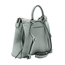 Fossil Women's Parker Leather Convertible Backpack Purse Handbag, Smokey Blue, Small