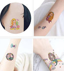 40 Sheets Temporary Tattoos Sticker for Kids,Waterproof Mixed Style Cartoon Children's Fake Tattoos Stickers (Pattern 1)