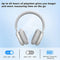 Srhythm NiceComfort 95 Hybrid Noise Cancelling Headphones, Wireless Bluetooth Headset with Transparency Mode, HD Sound