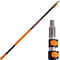 7-24 ft Telescopic Extension Pole with Twist-on Metal Tip - Lightweight and Sturdy for Painting, Dusting and Window Cleaning