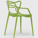 2xhome - Dining Room Chair - Green - Modern Contemporary Designer Designed Popular Home Office Work Indoor Outdoor Armchair Living Family Room Kitchen