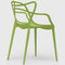 2xhome - Dining Room Chair - Green - Modern Contemporary Designer Designed Popular Home Office Work Indoor Outdoor Armchair Living Family Room Kitchen