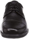 Rockport Men's Taylor Cap Toe Business Shoe, Black Leather, US 10