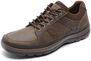 ROCKPORT Men s Get Your Kicks Mudguard Blucher Fashion Sneakers Oxford, Dark Brown Leather, 10.5 US