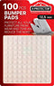 Cabinet Door Bumpers X-PROTECTOR - Premium Cabinet Bumpers 100 pcs 12.5 mm Sound Dampening Door Bumper & Glass table top Bumpers! Best Rubber Bumpers! Glass & Surface protection with our Furniture Bumpers!