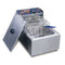 Stainless Steel Electric Deep Fryer with 10L Pan 5.5L oil Capacity