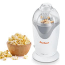 Clatronic PM 3635 Electric Popcorn Maker, Household Popcorn Machine, Quick Preparation with Portion Bowl, No Grease & Oil, 1200 Watt, White