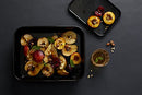 MASTERPRO MPVITHB3 Baking Tray, Carbon Steel/Vitreous Enamel/Black