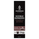 Grinders Double Espresso Caffitaly Coffee Capsules, 80 Pack