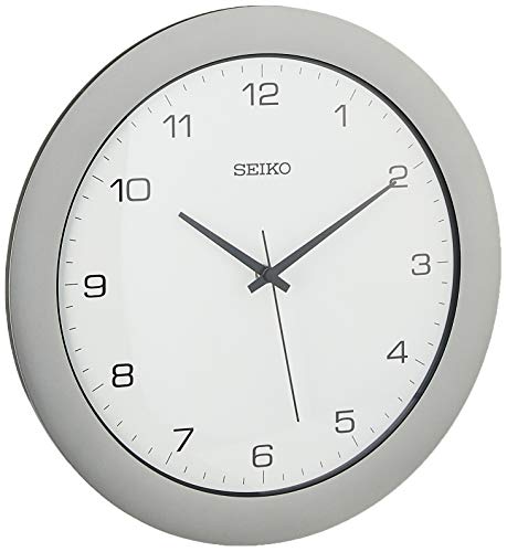 Seiko Office Wall Clock, Silver Tone, No Size