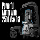 Westinghouse ePX3500 Electric Pressure Washer, 2500 Max PSI 1.76 Max GPM with Anti-Tipping Technology, Onboard Soap Tank, Pro-Style Steel Wand, 5-Nozzle Set, for Cars/Fences/Driveways/Home/Patios