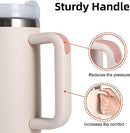 Thirst Quench 2.0 Tumbler 1200ml/40oz Stainless Steel Vacuum Insulated Quencher with Lid and Straw for Water, Iced Tea, Coffee and Smoothie, Coffee Mug for Work, Gym, Travel and Camping (Rose Quartz)