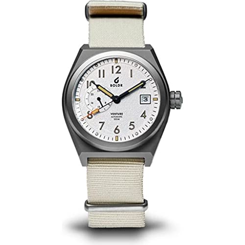 Boldr Venture Khaki Watch, Flat