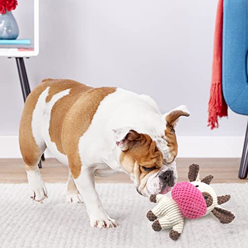 Dog Chew Toys for Puppy Teething Training,Interactive Stuffed Plush Dog Squeak Toys for Small Dogs,9 Packs Dog Rope Toys Puppy Chew Squeaky Toys, Rope Knot Chew Toy for Dental Cleaning and Teething