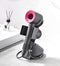 Hair Dryer Stand Hair Dryer Holder Supersonic, Magnetic Stand Holder with Power Plug Cable Organizer, Aluminum Alloy Bracket, Bathroom Organizer Supersonic Hair Dryer, Diffuser and Nozzles