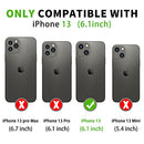 FYY Case for iPhone 13 6.1", [Kickstand Feature] Luxury PU Leather Wallet Case Flip Folio Cover with [Card Slots] and [Note Pockets] for iPhone 13 5G 6.1"(NOT for iPhone 13 Pro 6.1") Rose Gold