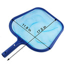 Sunnyglade Swimming Pool Cleaner Supplies/Professional Heavy Duty Pool Leaf Rake Fine Mesh Frame Net/Swimming Pool Cleaning Leaf Skim Net (Blue)