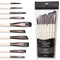 10pcs Artist Paint Brush Set, Short Handle Multi-Functional Brushes for Oil Painting, Watercolor, Acrylic Beginner or Professional, Kids or Adults