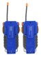 NERF Walkie Talkies for Kids by Sakar | Powerful 1000ft Range, Speakers, Rugged Design, Battery Powered, Outdoor Toys for Boys and Girls (Gray, Blue, & Orange)