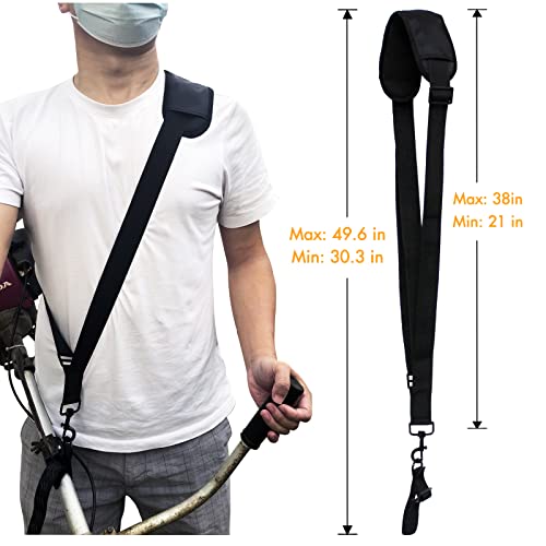 Weed Eater Strap Trimmer Shoulder Strap Nylon Harness Blower Strap Universal Compatible with String Trimmer Leaf Blower Hedge Trimmer Multi Head System