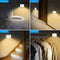 AMIR Newest Mini Motion Sensor Light, Battery-Powered LED Night Light, Wall Light, Closet Lights, Safe Lights for Stairs, Hallway, Bathroom, Kitchen, Cabinet (Pack of 2 - Warm White)