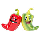 1 X Hot Chili Peppers Magnetic Salt & Pepper Shakers S/P