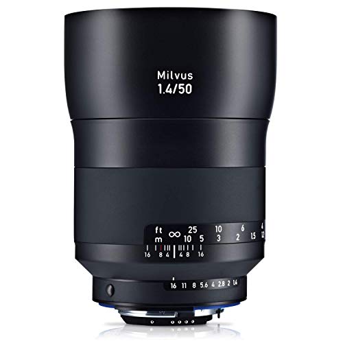 ZEISS Milvus 50mm f/1.4 Full Frame Camera Lens for Nikon F-Mount ZF.2, Black