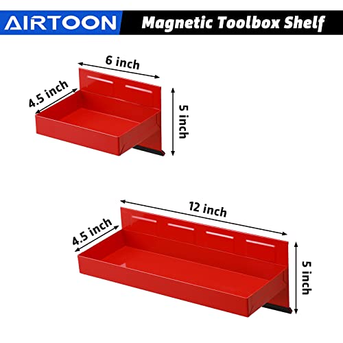 Aain Magnetic Toolbox Tray Set, Tool Box holder Accessories for Tool  Organizer,Garage Storage, 2 Trays, Can Caddy, Paper Towel & Screwdriver  Holder