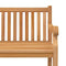 'vidaXL Garden Bench-150 cm-Teak Wood-Durable Outdoor Seating-Blends with Any Patio Decor-Easy Assembly Required