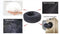 Dog Beds for Small Dogs, Washable Pet Bed for Cat Puppy Soft Round Fluffy Donut Self Warming Bed, Dog Calming Bed for Indoor, Dark Grey