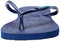 Havaianas Women's Slim Logo Metallic Flip Flops, Navy Blue Navy Blue, 3/4 UK