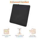 Amazon Basics Memory Foam Seat Cushion - Black, Square