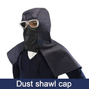 SagaSave Protective Hood, Full Protective Dust Shawl Cap with Goggles, Multifunctional Sand Proof Wear Cloak Neck Shoulder Drape Hat for Workers