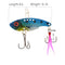 WANBY Proven Explosive Color Special Spinner Spoon Swimbait Vibrating Jigging Freshwater Saltwater Fishing Lures with Hook Fishing Tackle for Trout Bass Salmon（7Pcs）
