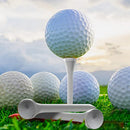 Mudder 600 Pack Golf Tees Bulk Wooden Golf Tees Wood Golfing Tees for Men Golf Balls Accessories (White, 2-3/4 Inch)