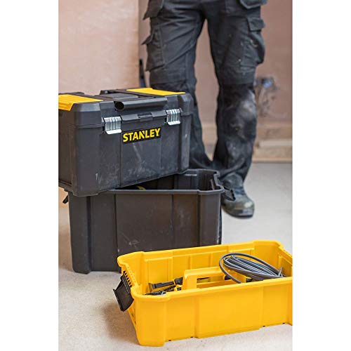 Stanley Essential Rolling Workshop with Metal Latches