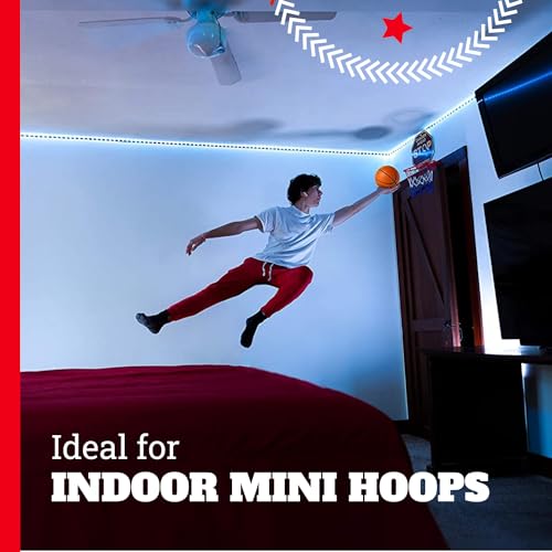 Botabee 5" Mini Basketball Balls for Mini Hoop Basketball or Over The Door Basketball Hoop Games | PVC, Small Basketball for Indoor or Outdoor Play (Mini Basketball, 3 Pack)